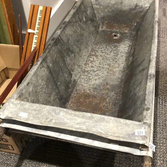 Vintage Industrial Metal Sink