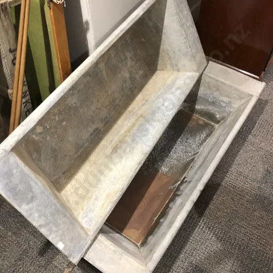 Vintage Industrial Metal Sink