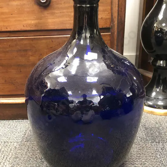 Large Cobalt Blue Carboy