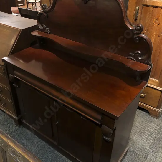 Victorian Mahogany Sideboard with Shelf Gallery Back