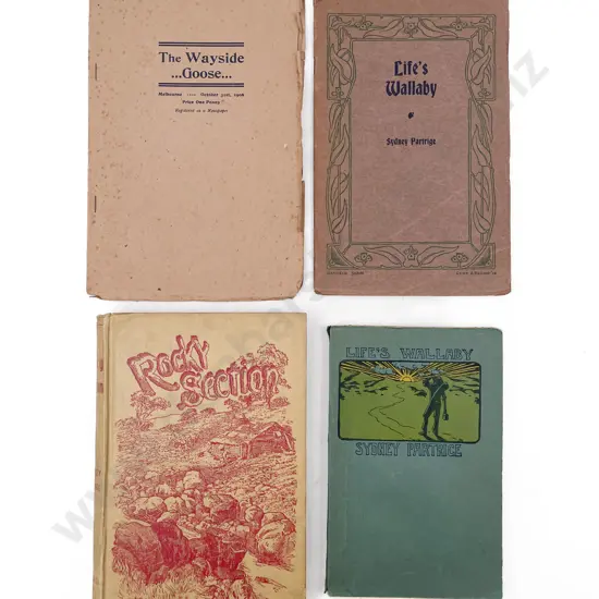 Four Various N.Z. Fiction Books by Patrige Sydney