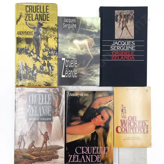Six N.Z. Fiction Books by Serguine, Jacques