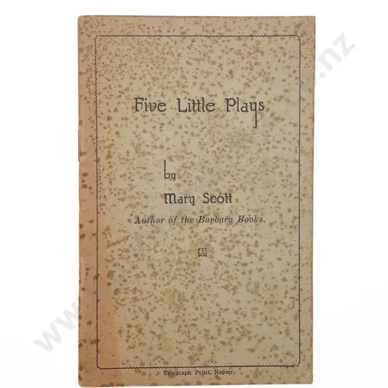 Scott Mary - Five Little Plays