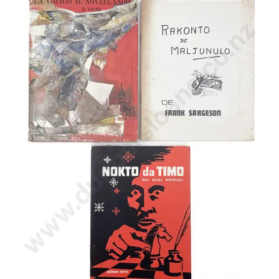 Three Books in Esperanto by Various N.Z. Authors