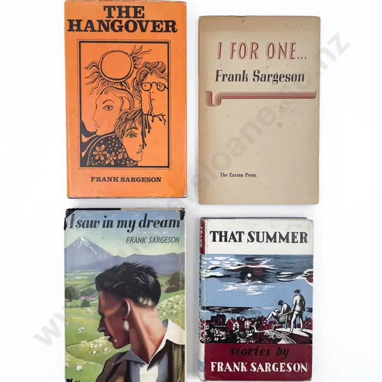 Four Various N.Z. Novels by Sargeson Frank