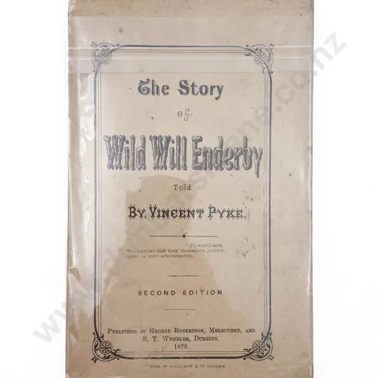 Pyke Vincent - The Story of Wild Will Enderby