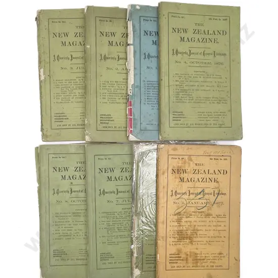 The New Zealand Magazine: A Quarterly Journal of General Literature (8)