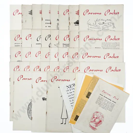 Collection of Various "Parso Packet" Issues with Ephemera