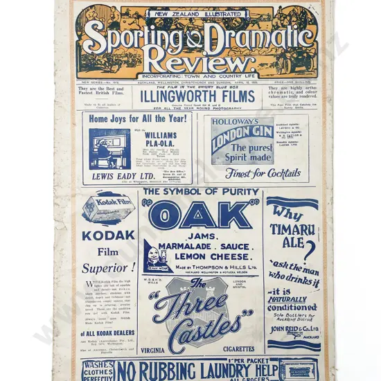 The New Zealand Illustrated Sporting and Dramatic Review: April 12th 1928