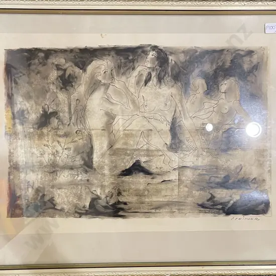 Steiner - Nudes - Pen and Ink Wash