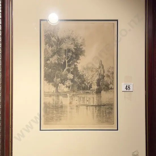 Indistinctly Signed - Mona Vale - Etching