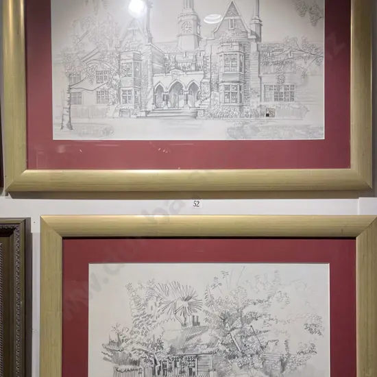 D. Margetts - Architectural Studies - Pencil on Paper