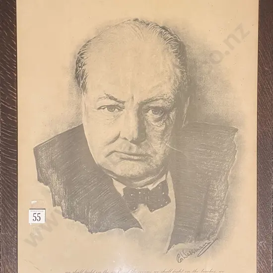 C. Wesssman - Winston Churchill - Print
