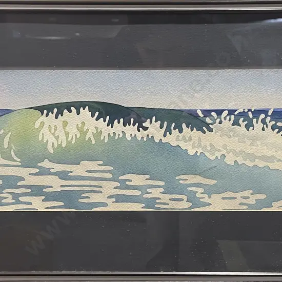 Susan Anderson - Curl and Splash - W/C