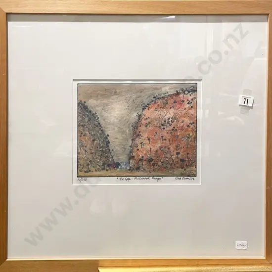 Kate Owen - "The Gap" McDonnell Ranges - Digital Print