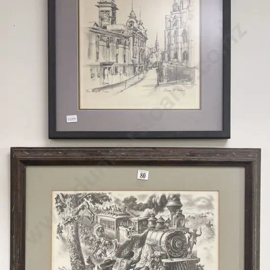 Two Framed Prints Including Shona McFarland