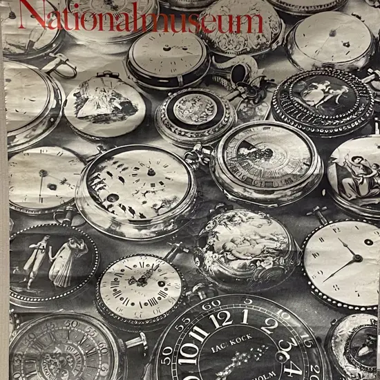 Large Scandinavian Map Together with Museum Poster