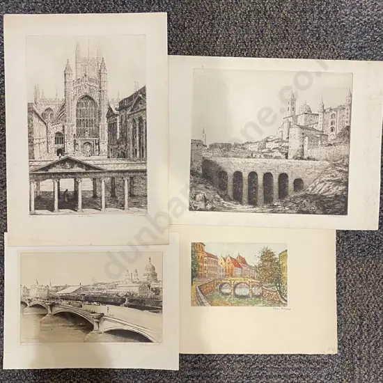 Small Quantity of Assorted Etchings