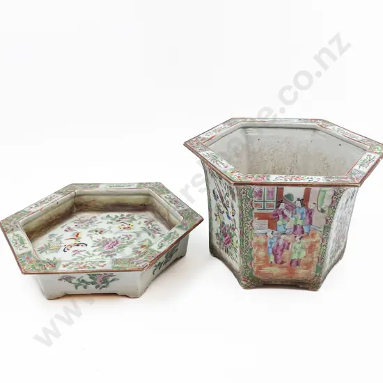 Cantonese Planter and Tray