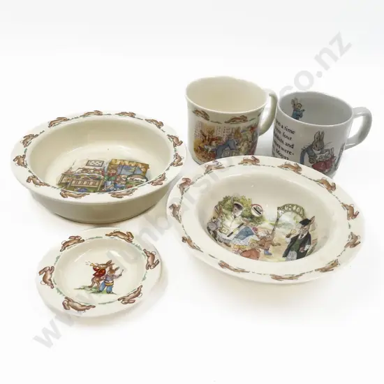 Four Pieces of RD Bunnykins and Other