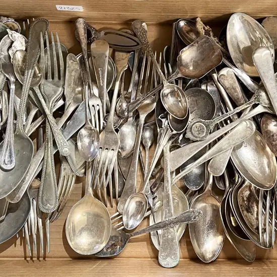 Box of Assorted Cutlery etc