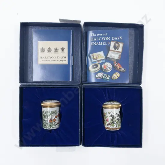 Two Small Halcyon Days Canisters