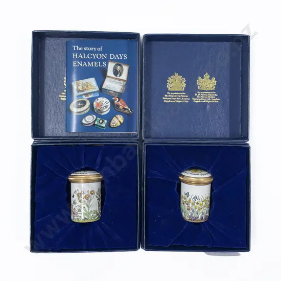 Two Small Halcyon Days Canisters