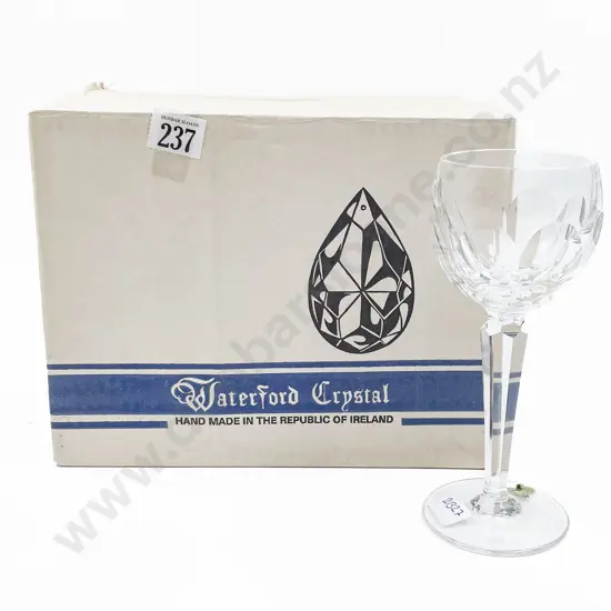 Boxed Set of Waterford Hock Glasses "Kathleen"