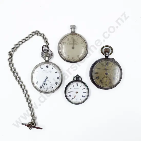 Four Various Vintage Pocket Watches