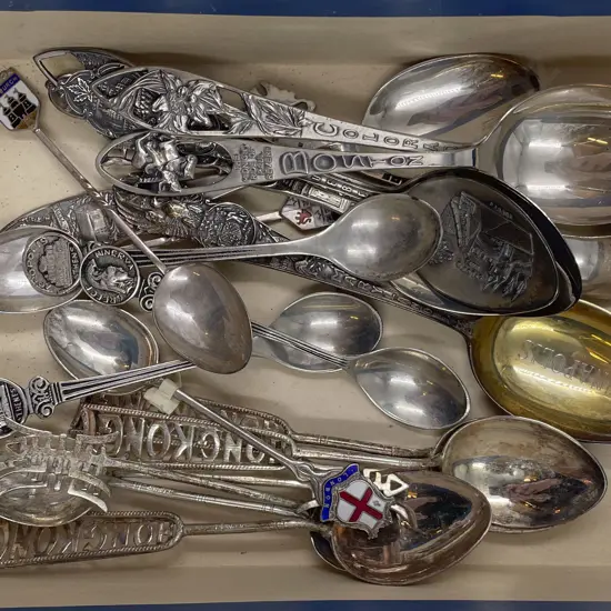 Small Quantity of Assorted Silver Teaspoons