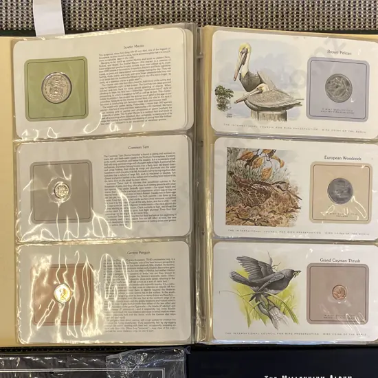 Bird Coins of The World Album