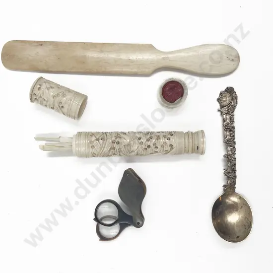 Small Quantity of Assorted Including Two Pieces of Ivory etc