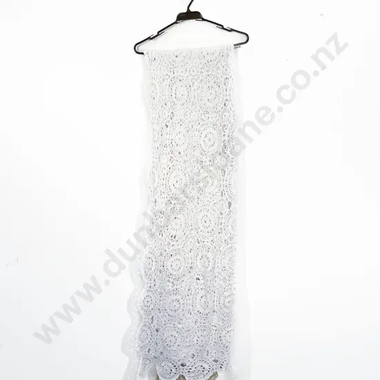 Single Crocheted Cotton Bed/Table Cover