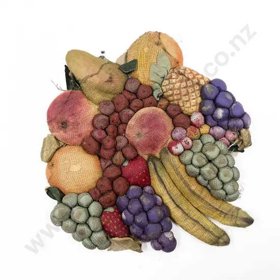 Art Deco Relief Quilt Piece of Fruit
