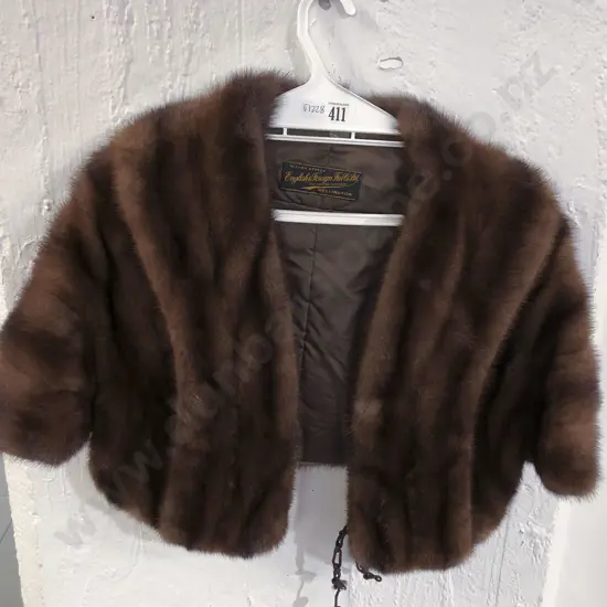 Vintage Mink Fur Shoulder Cape
