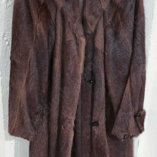 Vintage Musquash Fur Coat