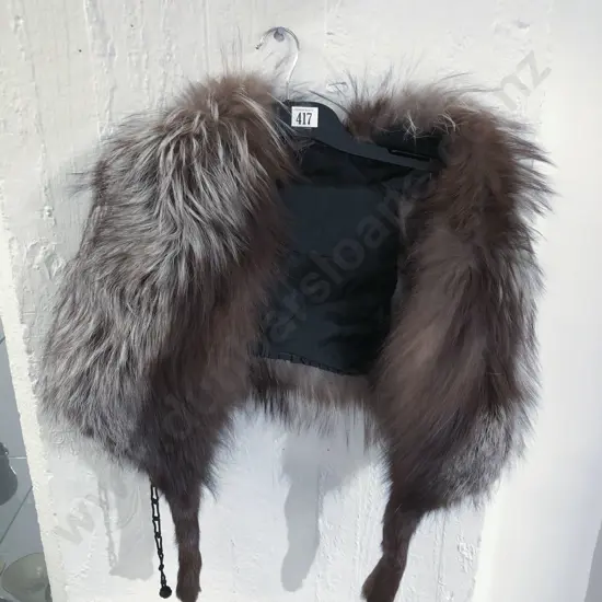 Vintage Silver Fox Stole
