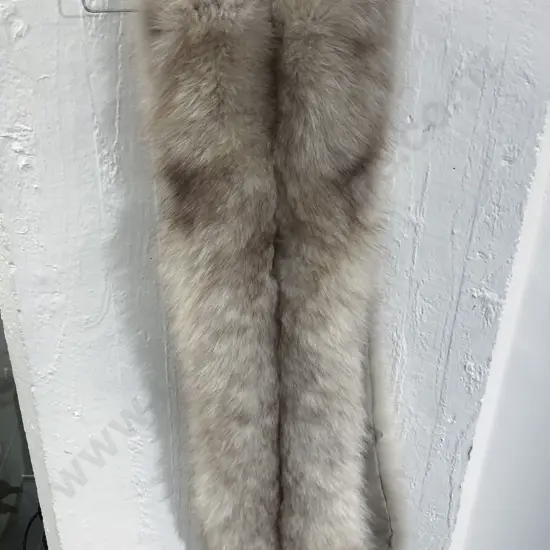 Vintage Grey Fox Stole