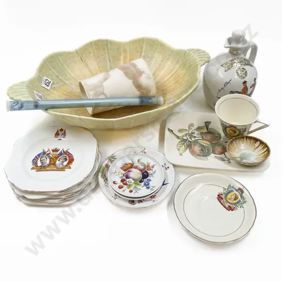 Small Quantity of Assorted Fancy China Together with Large Beswick Table Bowl