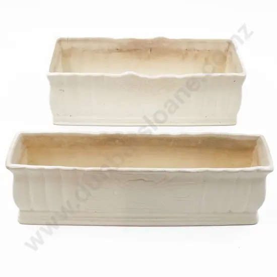 Two Beswick Flower Troughs