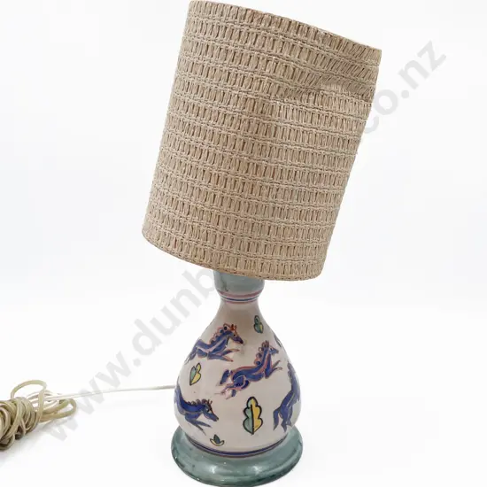 Small Italian Pottery Lamp