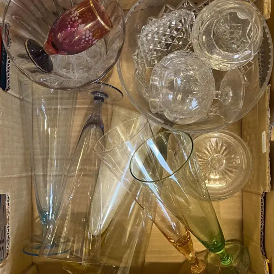 Quantity of Assorted Crystal and Glassware