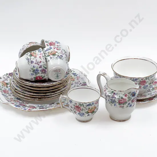 Staffordshire Springtime Part Tea Set