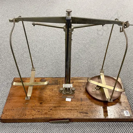 Townson & Mercer London Beam Balance Scales (Incomplete)