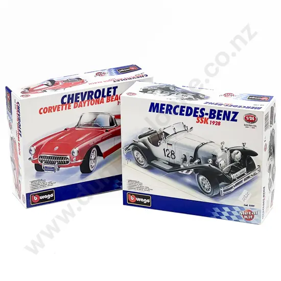 Two Boxed Burago Kit Sets (Assembeled)