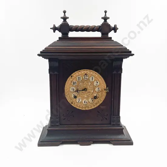 Wooden Cased Mantle Clock