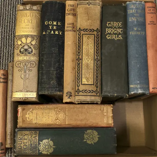 Box of Assorted Vintage Books