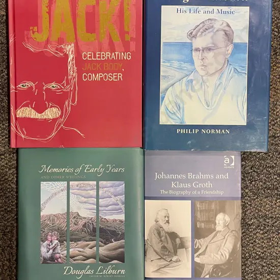 Four Composer Reference Books and Biography's
