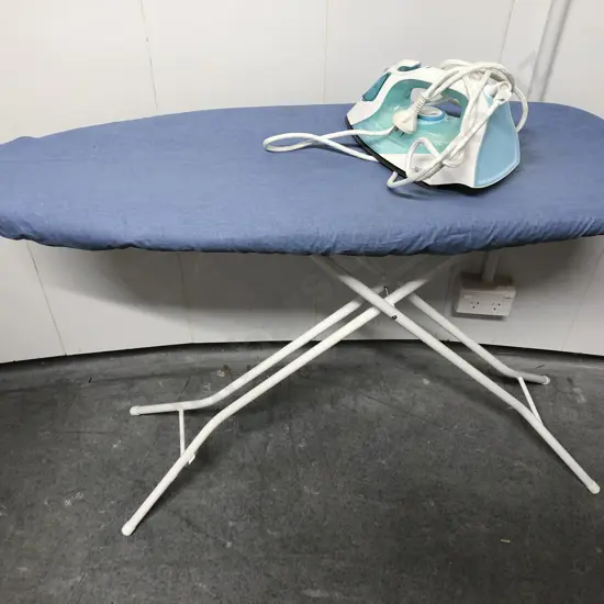 Ironing Board Together with Iron