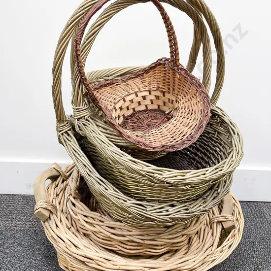 Quantity of Assorted Wicker Baskets etc